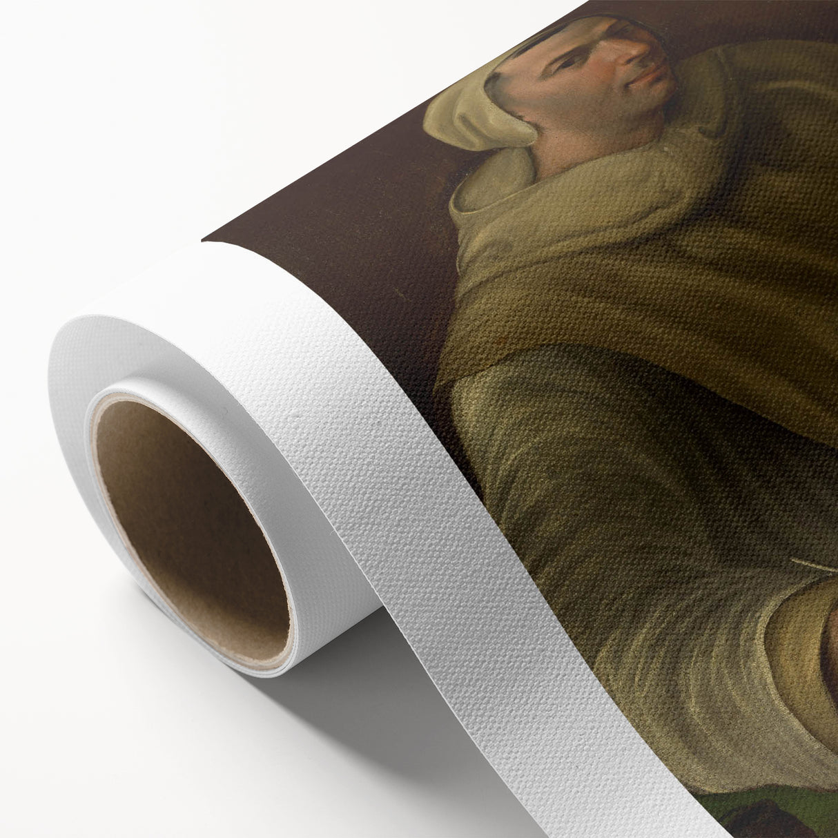 Renaissance Art Prints - Portrait of an Olivetan Monk by Peruzzi