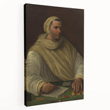 Renaissance Art Prints - Portrait of an Olivetan Monk by Peruzzi