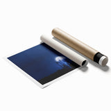 Extra large rolled print of an abstract floral art in vibrant colors, ideal for classy bathroom wall art.