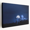 Large canvas print featuring a vibrant Indian landscape, ideal for kitchen wall art.