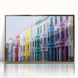 Art deco poster of London skyline in gold and black tones on acrylic, ideal for modern art wall decor.