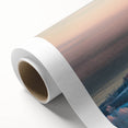 Art Deco poster of a European scenery in Estonia, featuring soft pastel shades on rolled canvas, ideal for nursery wall art.