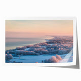 Extra large rolled print depicting vibrant floral scenery in Estonia, suitable as art wall dining room decor.