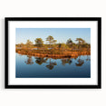 Extra large abstract art print of colorful, textured European scenery on a black framed canvas, ideal for living room decor.
