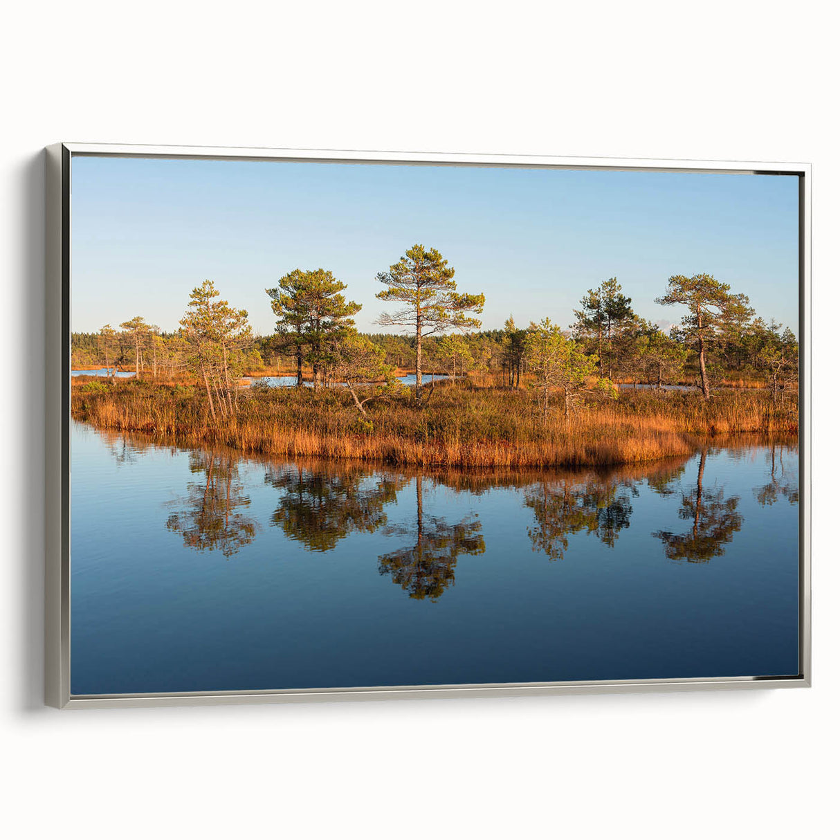 Framed canvas landscape art painting depicting a colorful European scenery, ideal for adding a vintage touch to any room.
