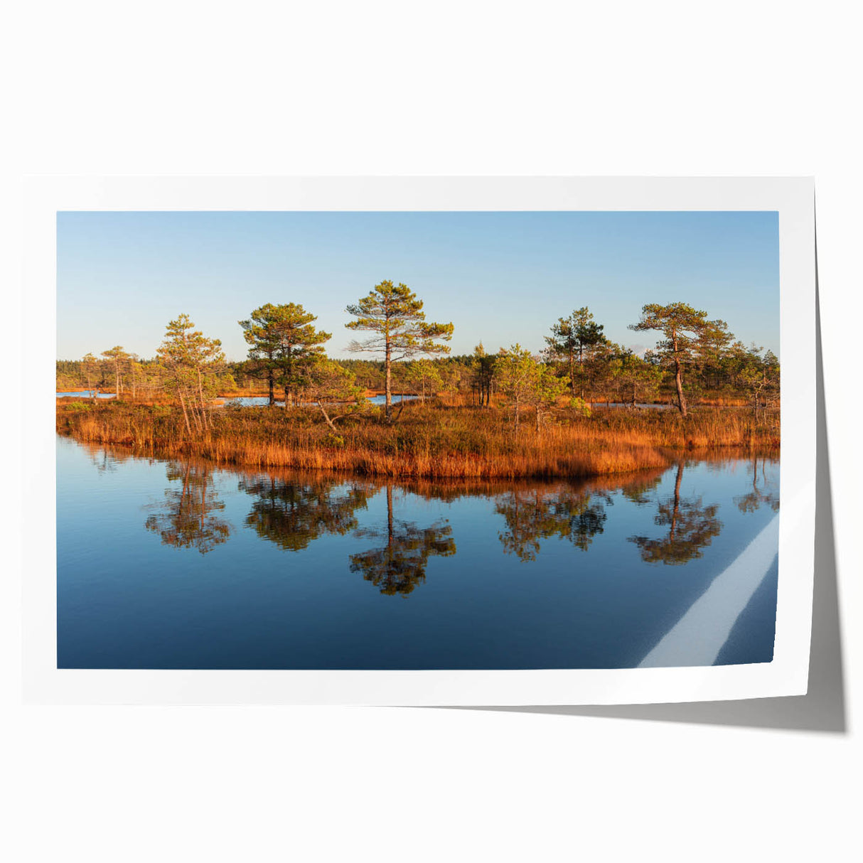Extra large rolled print of a European scenery with vibrant floral elements, ideal for dining room wall art.