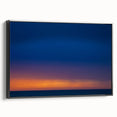 Black and white framed canvas of Yucatan landscape, ideal for bedroom wall decor.