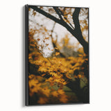 Black and white landscape art painting on framed canvas, featuring a vintage poster style, ideal for bedroom wall decor.