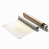 Extra large rolled canvas featuring a floral art design in pastel shades.