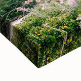 Large art featuring a black and white landscape painting on stretched canvas, ideal for bedroom wall decor.