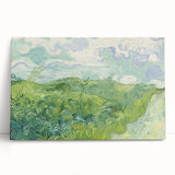 Large black and white canvas of Van Gogh-inspired artwork, ideal for kitchen wall art.