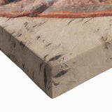 Large art depicting a monochrome caravan landscape on stretched canvas, suitable for bedroom wall decor.