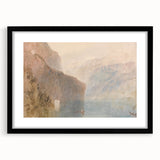 Classic Romantic Paintings: Tell's Chapel on Lake Lucerne