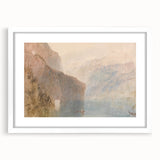 Classic Romantic Paintings: Tell's Chapel on Lake Lucerne