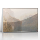 Classic Romantic Paintings: Tell's Chapel on Lake Lucerne