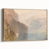 Classic Romantic Paintings: Tell's Chapel on Lake Lucerne