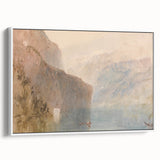 Classic Romantic Paintings: Tell's Chapel on Lake Lucerne