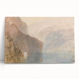 Classic Romantic Paintings: Tell's Chapel on Lake Lucerne