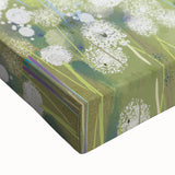 Dreamy Meadow Wall Art – Blue and Green Abstract Canvas Print