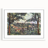 Impressionist Landscape - French Countryside Wall Art by Cézanne