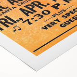 Ramones Retro Poster - 1980 Santa Cruz Concert Art - Civic Auditorium