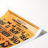 Ramones Retro Poster - 1980 Santa Cruz Concert Art - Civic Auditorium