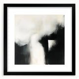 Modern Abstract Wall Art – Minimalist Black and White Canvas
