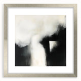 Modern Abstract Wall Art – Minimalist Black and White Canvas