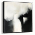 Modern Abstract Wall Art – Minimalist Black and White Canvas