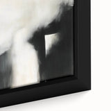 Modern Abstract Wall Art – Minimalist Black and White Canvas