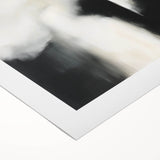 Modern Abstract Wall Art – Minimalist Black and White Canvas