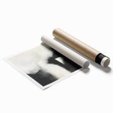 Modern Abstract Wall Art – Minimalist Black and White Canvas