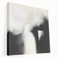 Modern Abstract Wall Art – Minimalist Black and White Canvas