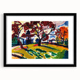 Expressionist Art - Winds by Henry Lyman Sayen - Colorful Landscape