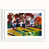 Expressionist Art - Winds by Henry Lyman Sayen - Colorful Landscape