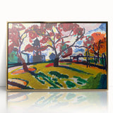 Expressionist Art - Winds by Henry Lyman Sayen - Colorful Landscape