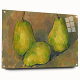 Impressionism Wall Art – Three Pears Inspired by French Masters