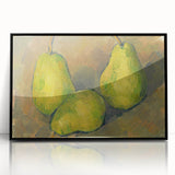 Impressionism Wall Art – Three Pears Inspired by French Masters