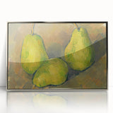 Impressionism Wall Art – Three Pears Inspired by French Masters