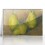 Impressionism Wall Art – Three Pears Inspired by French Masters