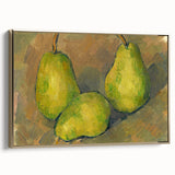 Impressionism Wall Art – Three Pears Inspired by French Masters