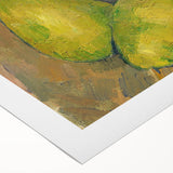 Impressionism Wall Art – Three Pears Inspired by French Masters