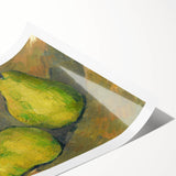 Impressionism Wall Art – Three Pears Inspired by French Masters