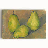 Impressionism Wall Art – Three Pears Inspired by French Masters