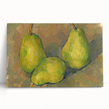 Impressionism Wall Art – Three Pears Inspired by French Masters