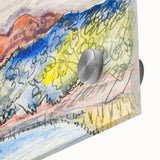 Modern Wall Art - Early Landscape by Charles Demuth - Colorful Nature Decor
