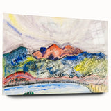 Modern Wall Art - Early Landscape by Charles Demuth - Colorful Nature Decor