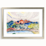 Modern Wall Art - Early Landscape by Charles Demuth - Colorful Nature Decor