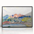 Modern Wall Art - Early Landscape by Charles Demuth - Colorful Nature Decor