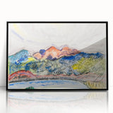 Modern Wall Art - Early Landscape by Charles Demuth - Colorful Nature Decor